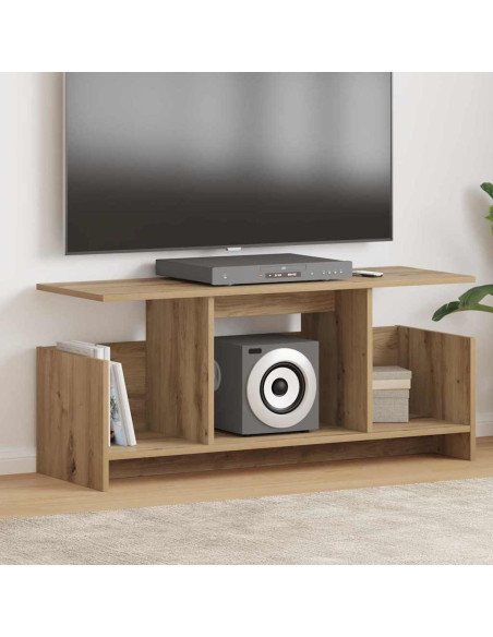 Supporto TV Rovere artigianale 102 x 35 x 45 cm