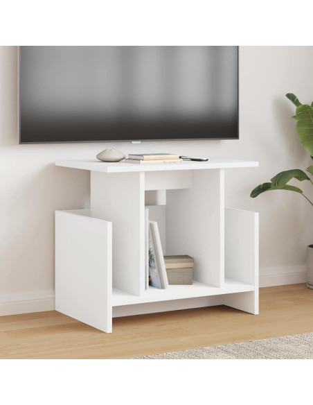 Supporto TV 2 pcs Bianco 50 x 35 x 45 cm Legno multistrato