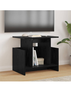 Supporto TV Rovere Nero 50 x 35 x 45 cm Legno multistrato