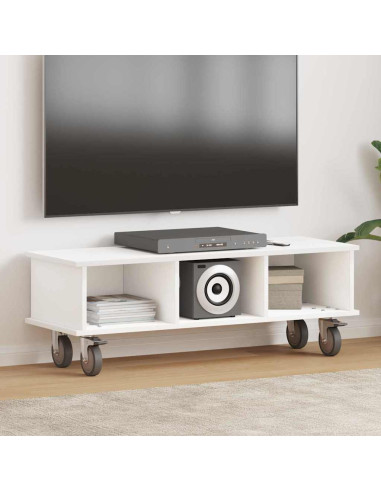Supporto TV Bianco 100 x 35 x 35 cm Legno multistrato
