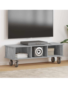 Supporto TV Grigio Sonoma 100 x 35 x 35 cm Legno multistrato