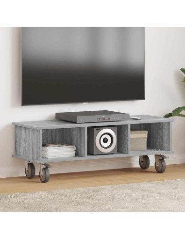 Supporto TV Grigio Sonoma 100 x 35 x 35 cm Legno multistrato