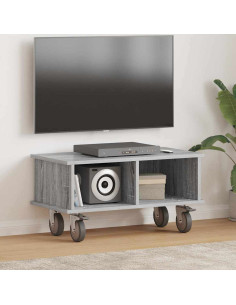 Supporto TV Grigio Sonoma 68,5 x 35 x 35 cm Legno multistrato