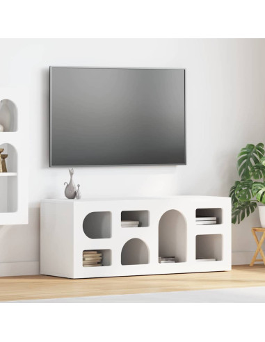 Mobile TV Bianco 100 x 35 x 40 cm Legno multistrato