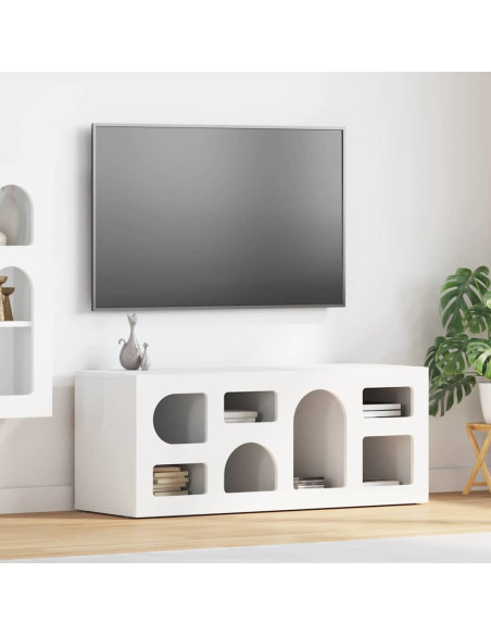Mobile TV Bianco 100 x 35 x 40 cm Legno multistrato
