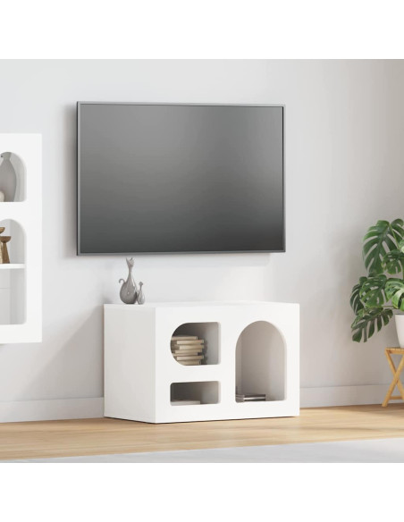 Mobile TV Bianco 60 x 35 x 40 cm Legno multistrato