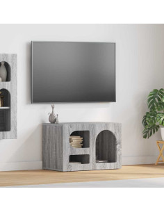 Mobile TV Grigio Sonoma 60 x 35 x 40 cm Legno multistrato