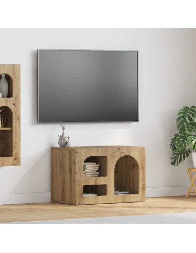 Mobile TV Rovere artigianale 60 x 35 x 40 cm Legno multistrato
