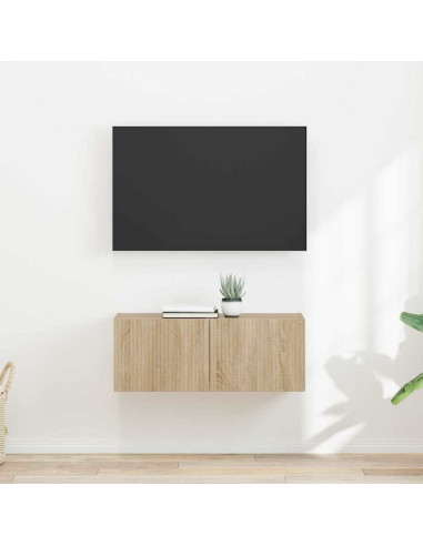 Mobile TV da parete 2 pcs Sonoma 60 x 31 x 29.5 cm
