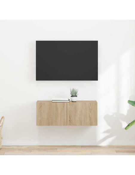 Mobile TV da parete 2 pcs Sonoma 60 x 31 x 29.5 cm
