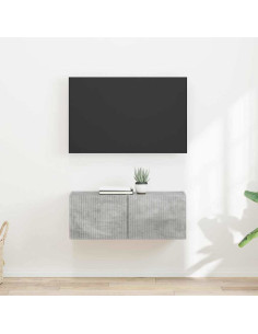 Mobile TV da parete 2 pcs Calcestruzzo 60 x 31 x 29.5 cm