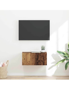Mobile TV da parete Legno vecchio 60 x 31 x 29.5 cm