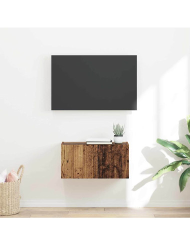 Mobile TV da parete Legno vecchio 60 x 31 x 29.5 cm