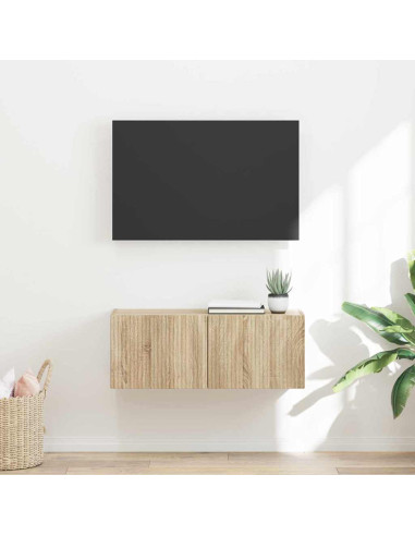 Mobile TV da parete Sonoma 60 x 31 x 29.5 cm Legno multistrato