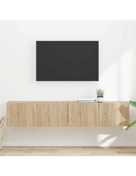 Mobile TV da parete 2 pcs Sonoma 60 x 31 x 29.5 cm