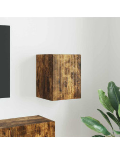 Mobile TV da parete Rovere fumé 30 x 31 x 40 cm