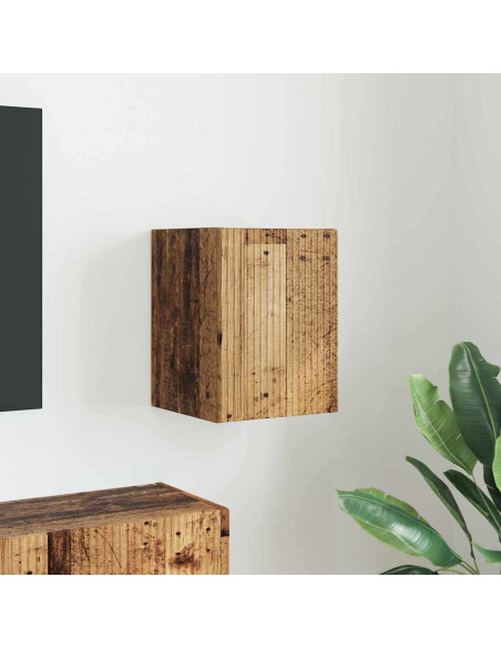 Mobile TV da parete Legno vecchio 30 x 31 x 40 cm