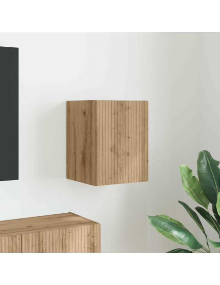 Mobile TV da parete Rovere Artigianale 30 x 31 x 40 cm