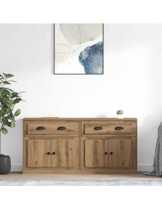 Sideboards 2 pcs Rovere artigianale 70 x 35,5 x 67,5 cm