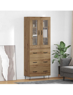 Credenza Rovere artigianale 69,5 x 34 x 90 cm Legno multistrato