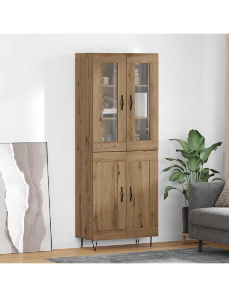 Credenza Rovere artigianale 69,5 x 34 x 90 cm Legno multistrato