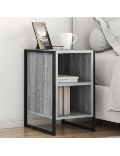 Comodino 2 pcs Grigio Sonoma 39.5 x 30 x 50 cm