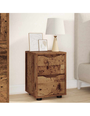 Comodino Legno vecchio 30,5 x 30 x 43 cm Legno multistrato