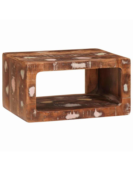 Comodino Marrone 45 x 30 x 24 cm Legno Recuperato Massello