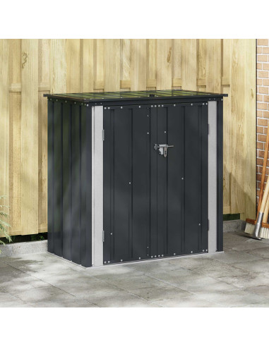 Scatola di Stoccaggio per Giardino Nero 101,5 x 57 x 100,5 cm