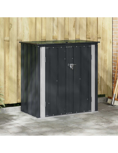 Scatola di Stoccaggio per Giardino Nero 101,5 x 57 x 100,5 cm