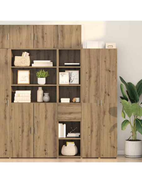 Credenza con cassetto Rovere artigianale 40 x 42,5 x 185 cm