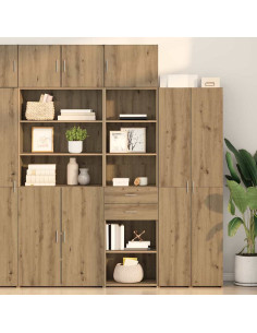 Credenza con cassetto Rovere artigianale 50 x 42,5 x 185 cm