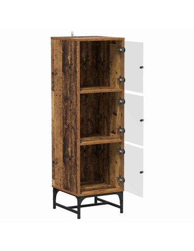 Credenza Legno vecchio 35 x 37 x 117 cm