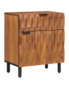 Armadio da Notte con cassetto Marrone 50 x 33 x 60 cm