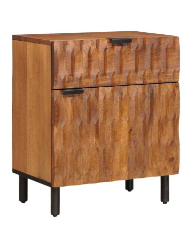 Armadio da Notte con cassetto Marrone 50 x 33 x 60 cm