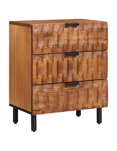 Armadio da Notte con cassetto Marrone 50 x 33 x 62 cm