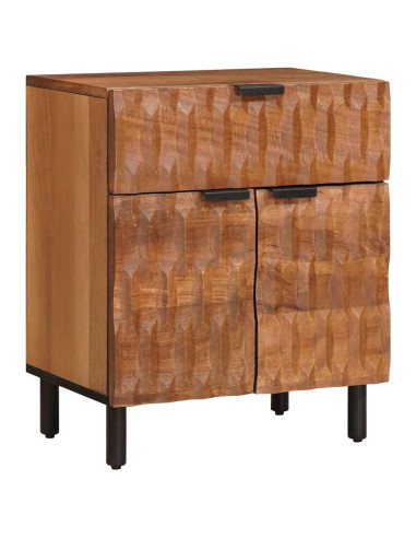 Armadio da Notte con cassetto Marrone 50 x 33 x 60 cm