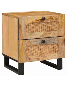 Armadio da Notte con cassetto Naturale 40 x 33 x 46 cm