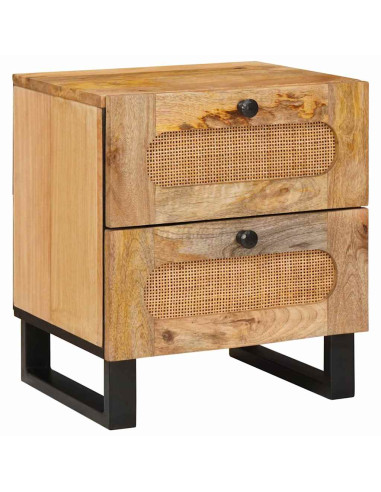 Armadio da Notte con cassetto Naturale 40 x 33 x 46 cm