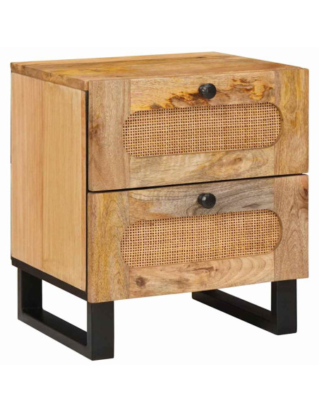 Armadio da Notte con cassetto Naturale 40 x 33 x 46 cm