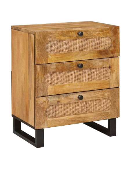 Armadio da Notte con cassetto Naturale 50 x 33 x 62 cm