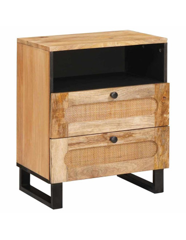 Armadio da Notte con cassetto Naturale 50 x 33 x 62 cm