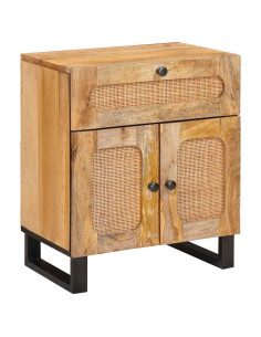 Armadio da Notte con cassetto Naturale 50 x 33 x 60 cm