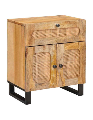 Armadio da Notte con cassetto Naturale 50 x 33 x 60 cm