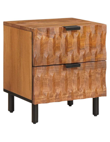 Armadio da Notte con cassetto Marrone 40 x 33 x 46 cm