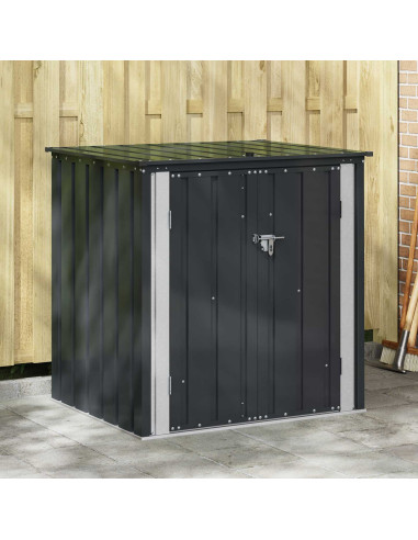 Scatola di Stoccaggio per Giardino Nero 101,5 x 82 x 100 cm