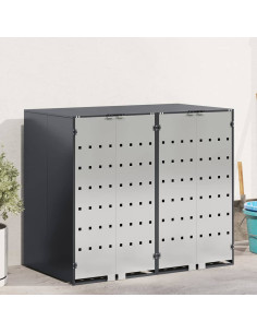 Contenitore per Rifiuti per 3 Bidoni 340 x 77.5 x 115.5 cm