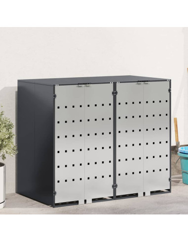 Contenitore per Rifiuti per 3 Bidoni 340 x 77.5 x 115.5 cm