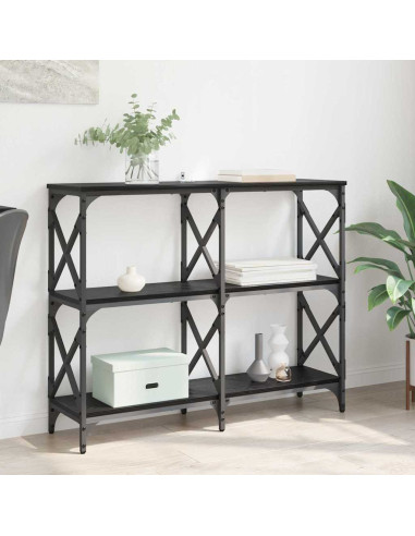 Tavolo consolle Rovere Nero 100 x 28 x 80,5 cm