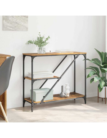 Tavolo consolle Legno vecchio 88,5 x 30 x 75 cm